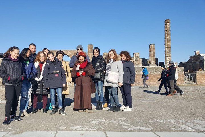 Escursione di gruppo per Sorrento-Positano-Pompei (8 ore)